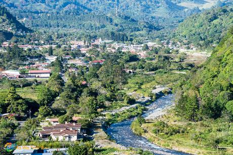 Boquete is located high up in the mountains north of David.