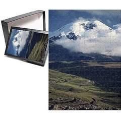 Image: Photo Jigsaw Puzzle of The snow capped Mount Chimborazo in Ecuador, South America, by Robert Harding