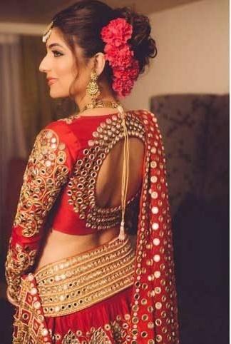 9 Awesome Collection of Mirror Work Lehenga For Brides