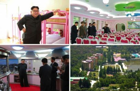 Kim Jong Un Visits Construction of Soap Factory and Renovated Manyo’ngdae Children’s Camp (Photos: Rodong Sinmun-KCNA).
