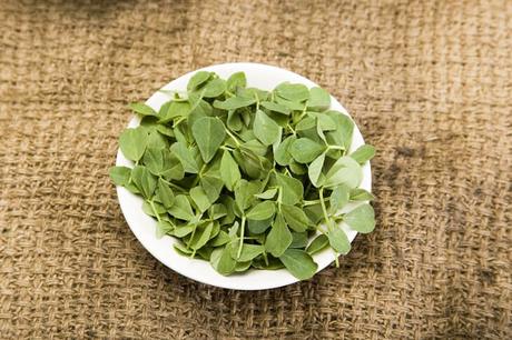 Fenugreek Leaves healps fight whiteheads