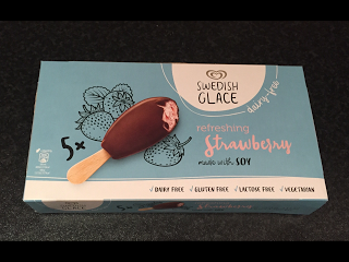 Swedish Glacé Dairy Free Strawberry Ice Cream Sticks