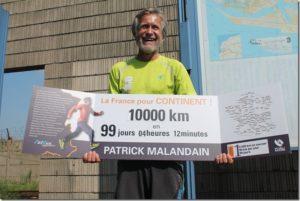 Patrick Malandain 10000 300x201 Patrick Malandain Completes 10,000 km in 100 Days