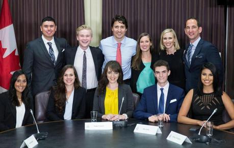 Prime Minister Trudeau and youth