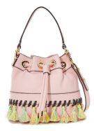 Milly Whipstitch Tassel Bucket Bag from Shopbop