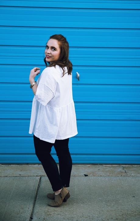 White Tshirts & Red Lips