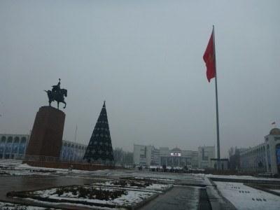 Backpacking in Kyrgyzstan: My Top 20 Sights in Bishkek Bishkek's iconic flagpole