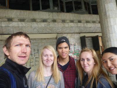 Backpacking in Kyrgyzstan: My Top 20 Sights in Bishkek Abandoned casino tour with the hostel gang
