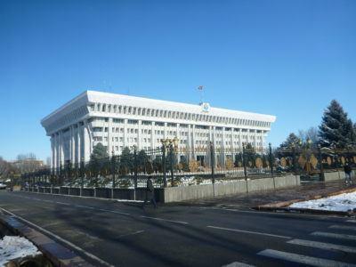 Backpacking in Kyrgyzstan: My Top 20 Sights in Bishkek White House in Winter, January 2016