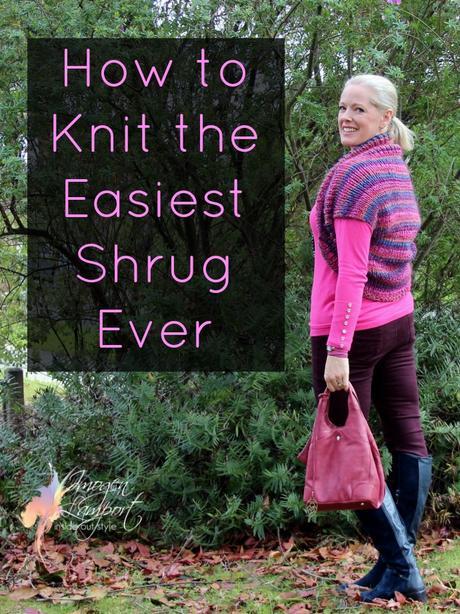 How to Knit the Easiest Shrug Ever