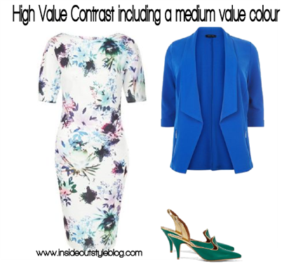 How to Wear Medium Value Colours When You are High Contrast