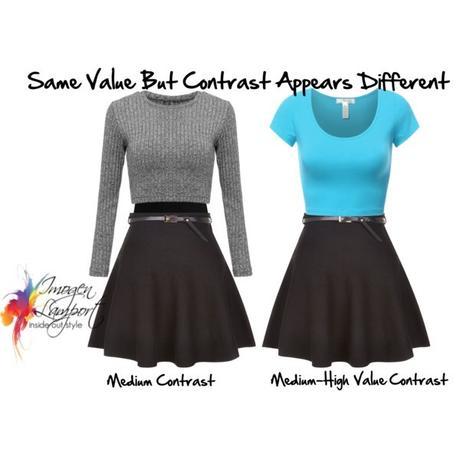 How to Wear Medium Value Colours When You are High Contrast