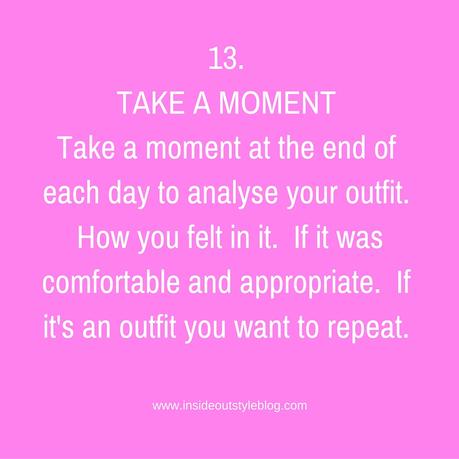13.TAKE A MOMENT