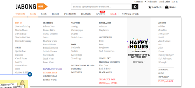 online shopping from jabong.com review