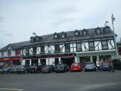 Kissing the Blarney Stone in County Cork, Republic of Ireland Hotel at Blarney Castle and Gardens
