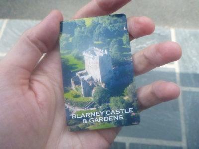 Kissing the Blarney Stone in County Cork, Republic of Ireland My
