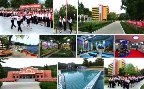 View of the renovated Mangyo'ngdae Children's Camp (Photo: Rodong Sinmun).