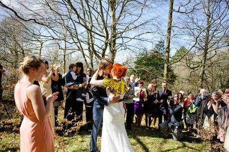 Weddings at Derwentwater Youth Hostel outside ceremony