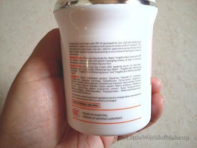 VLCC Snigdha Skin Whitening Day Cream with SPF 25 Review!