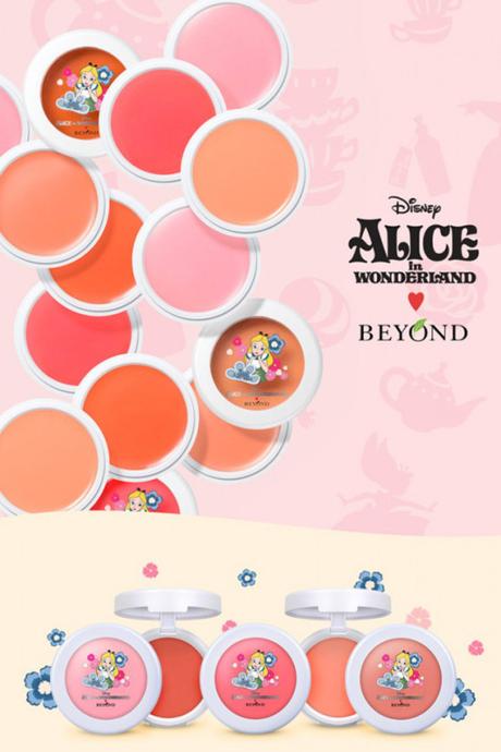 Beyond x Alice in Wonderland Lip and Cheek Blush range