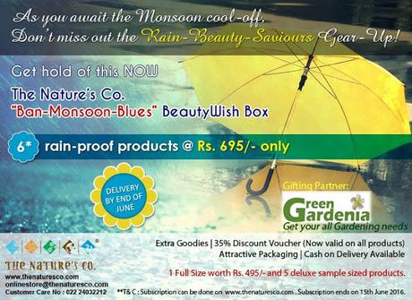 PR INFO-The Nature's Co. Monsoon Updates: June's Special BeautyWish Box, New launches, offers and lots more