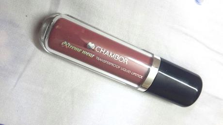 Chambor Extreme Wear Liquid Transfer Proof Lipstick 402 Review and Swatches