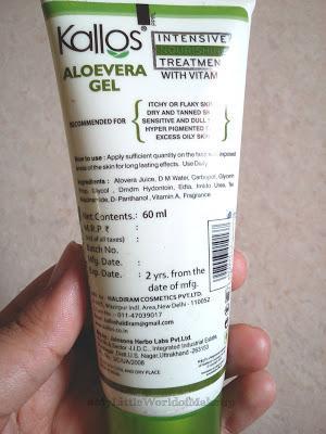 Kallos Aloe Vera Gel Review