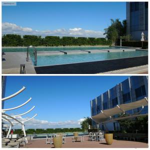 Pool deck - Family Lunch at Café Eight, Crimson Hotel