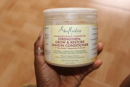 Product Review || Shea Moisture Jamaican Black Castor Oil Strengthen, Grow & Restore Leave-In Conditioner