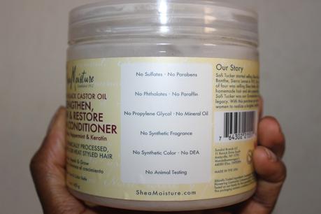 Product Review || Shea Moisture Jamaican Black Castor Oil Strengthen, Grow & Restore Leave-In Conditioner