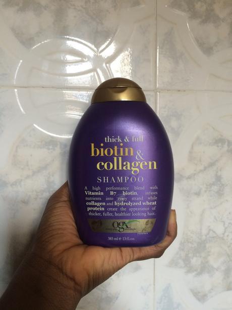 Product Review || OGX Thick & Full Biotin & Collagen Shampoo