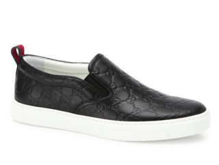 Don't Worry, Just Slip And Style On 'Em: Gucci Dublin Guccissima Leather Sneakers