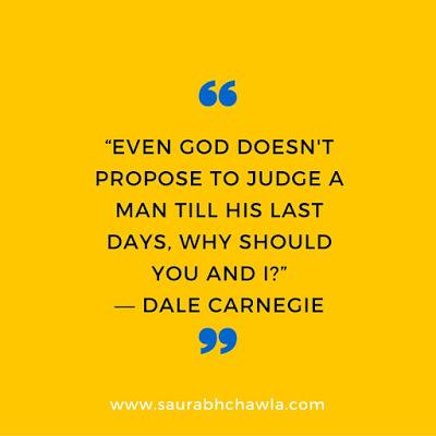 Dale Carnegie quotes about judgement