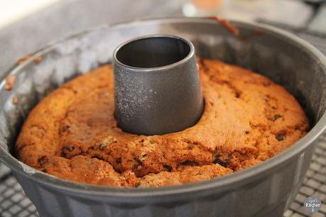 Eggless Choc Chip Fruity Bundt Cake