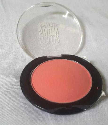 Maybelline Color Show Blush Fresh Coral Review, Swatches and MOTD