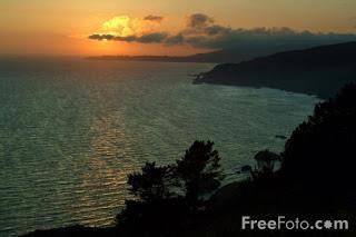 Image: Sunset over the Pacific Ocean, California, USA (c) FreeFoto.com. Photographer: Ian Britton