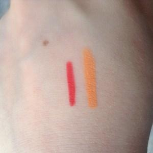 NYX Ombre Lip Duo in Peaches & Cream Swatch