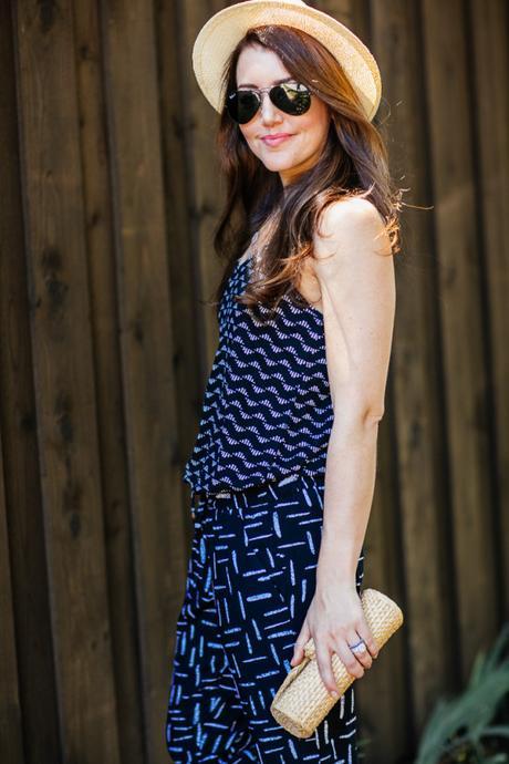 Dallas Blogger, Amy Havins, wears two outfits with prints from Old Navy.