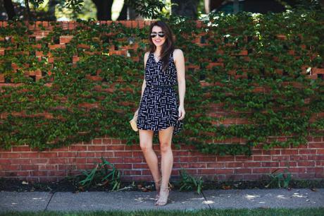 Dallas Blogger, Amy Havins, wears two outfits with prints from Old Navy.