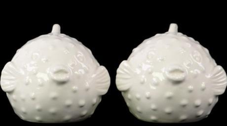 Pufferfish Salt and Pepper Shakers