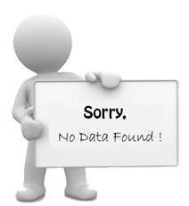 no data found