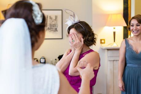 Documentary Wedding Photographer brides mother crying