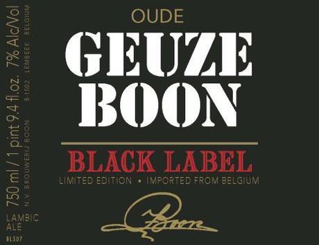 Boon Black Label Oude Geuze Label
