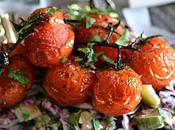 Purple Cabbage Salad Roasted Tomatoes