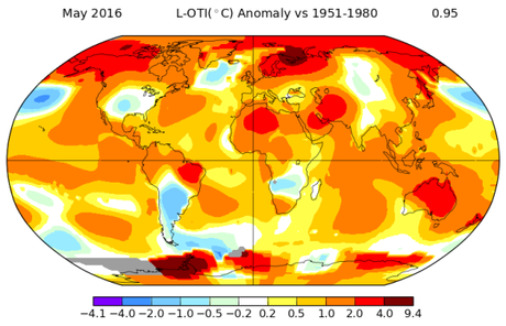 May Marks 8th Consecutive Record Hot Month in NASA’s Global Temperature Measure | robertscribbler