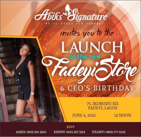 Celebrate Instagram Fashion brand  @Abikssignature 3rd Store Launch and CEO’s Birthday