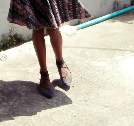 Work Style // Woodin and Lace up Flats