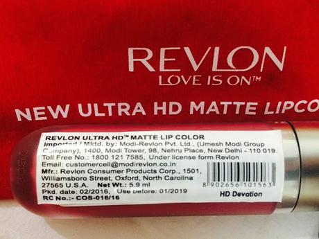 Revlon Ultra HD Matte Lip Colour Devotion Review and Swatches