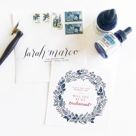 FREE Bridesmaid Printable (exclusive to Paper & Lace!)
