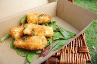 Popolo's Crumbed mozzarella with local thyme infused honey.